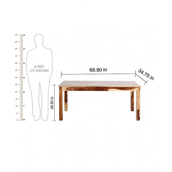 6 seat deals dining table measurements